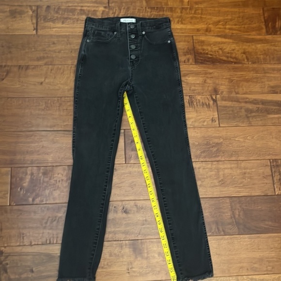 Madewell Black Button fly 10 High Rise Skinny - Picture 6 of 14